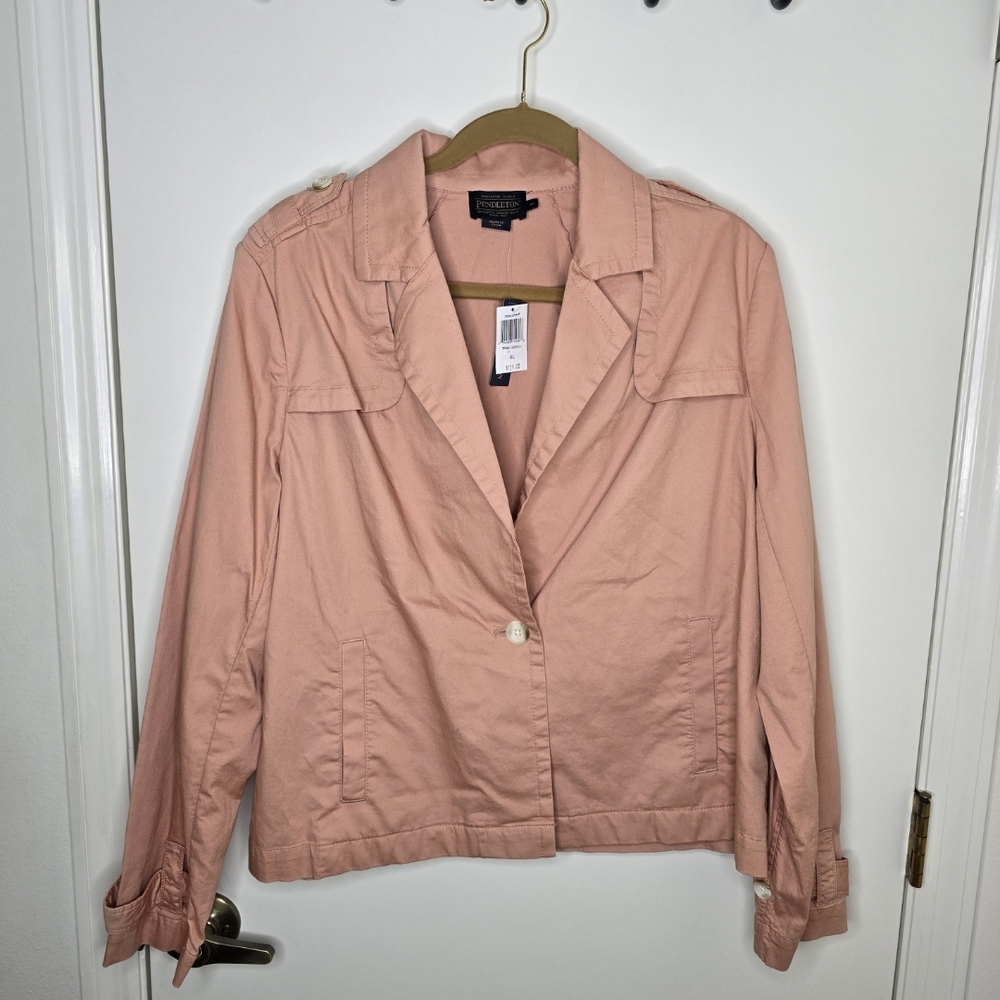 Pendleton Women's Sloan Cotton Twill Jacket NWT XL